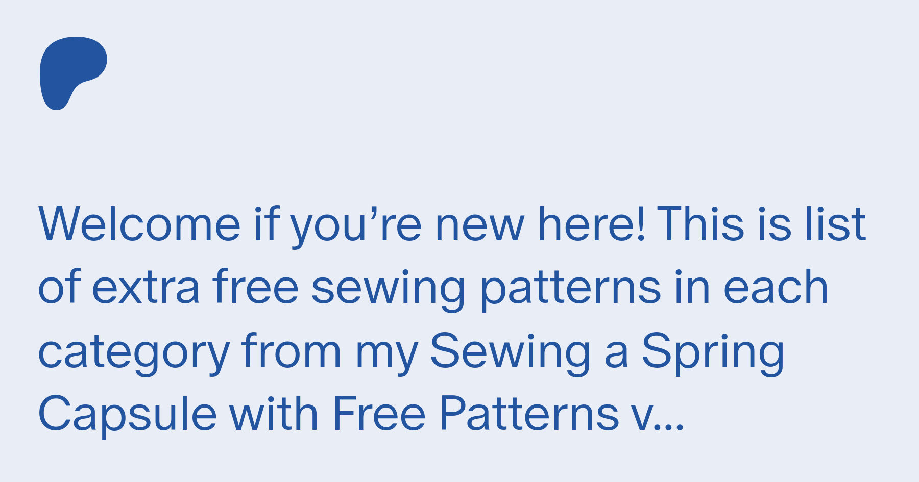 Free Sewing Patterns And More