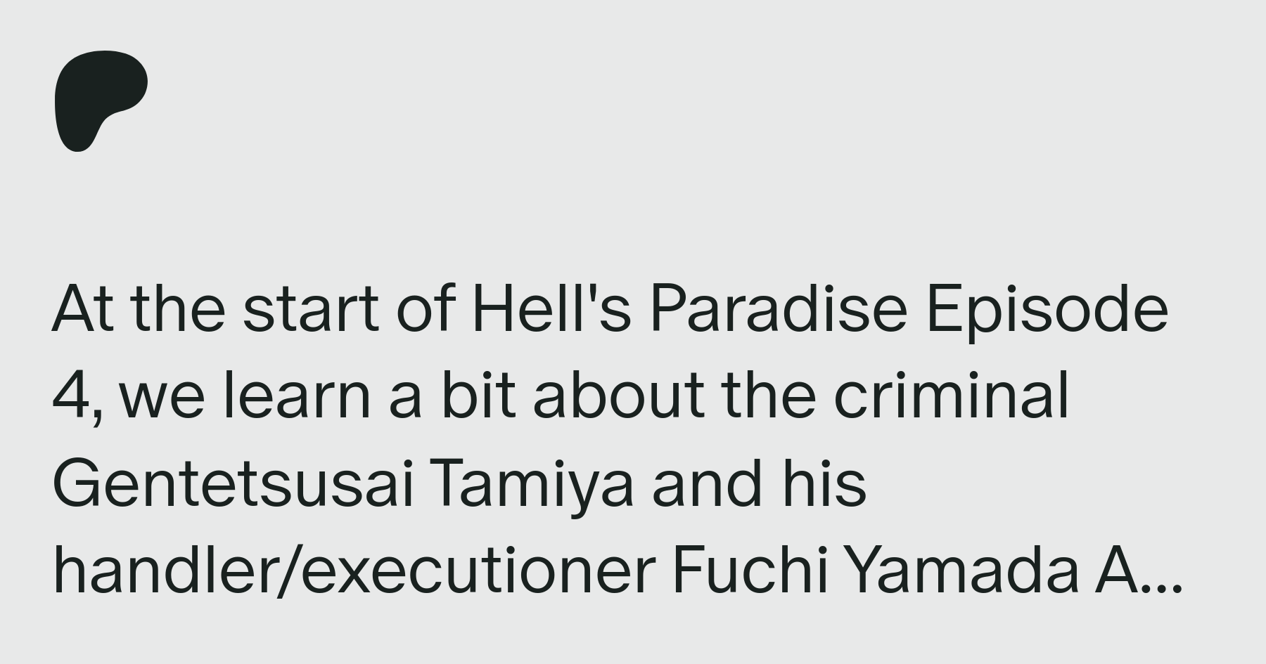 Hell's Paradise Episode 13 - Anime Review - DoubleSama