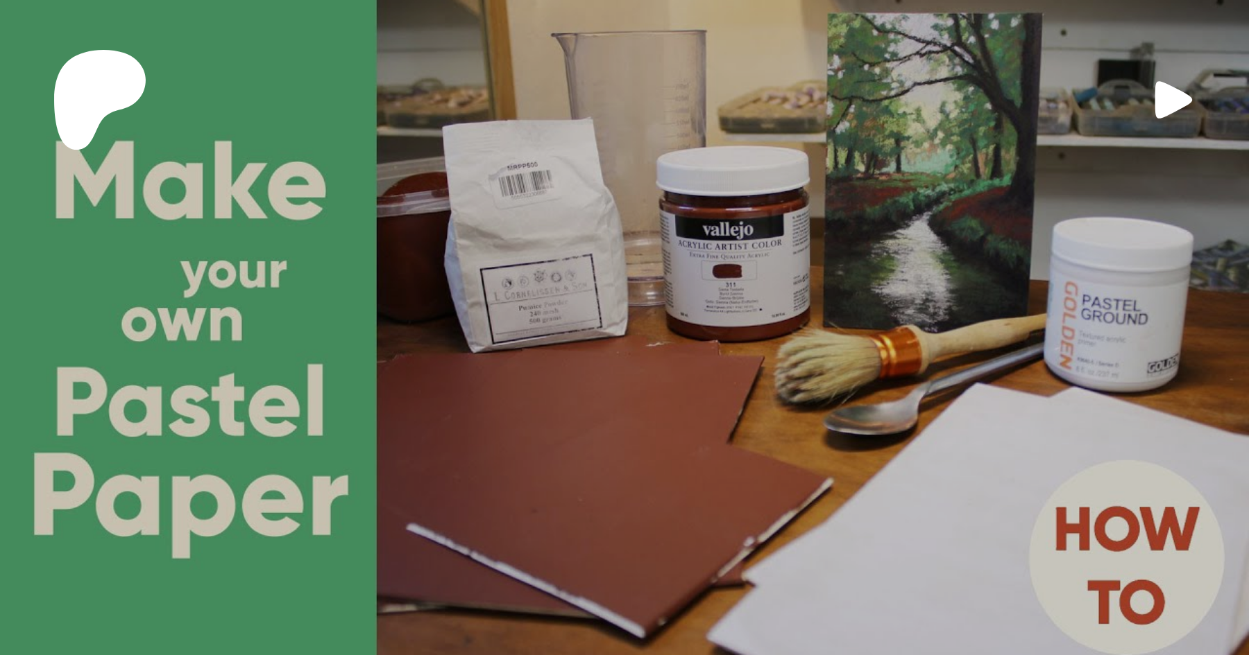 How To Make Your Own Pastel Paper 