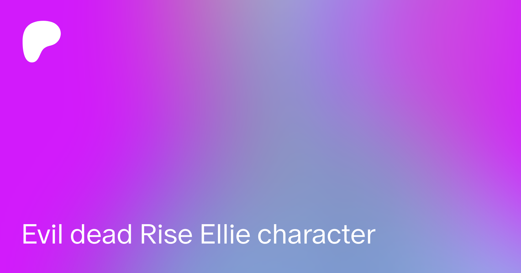 Ellie from EVIL DEAD: RISE : r/SF6Avatars