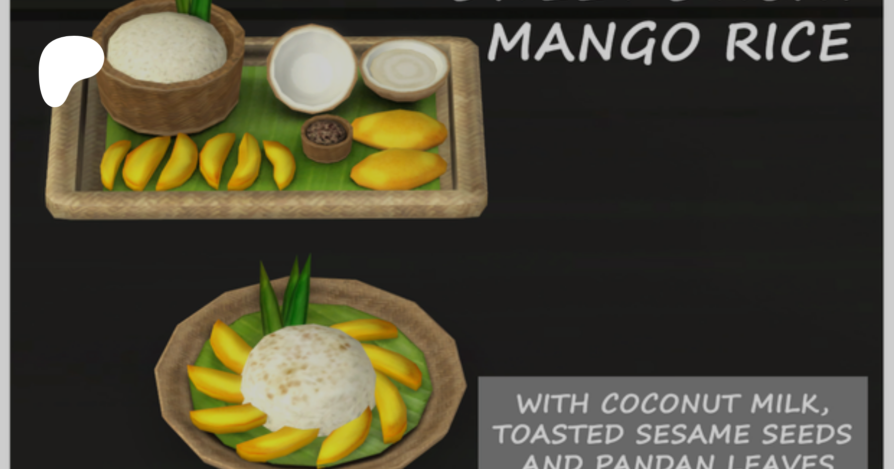 Mango & Peach Sticky Rice - RECIPE - nobizlikedoughbiz