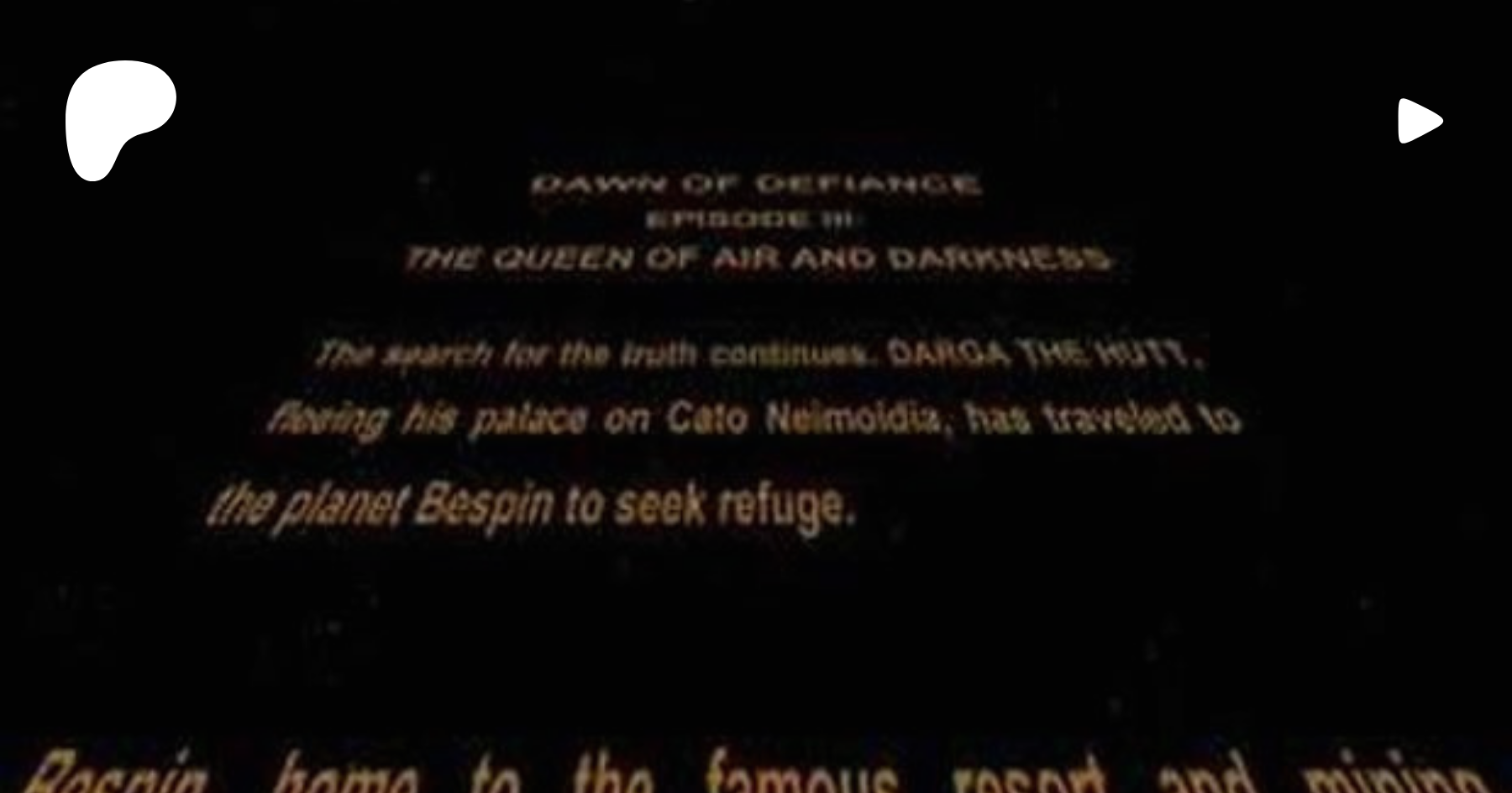 Star Wars, Dawn of Defiance (Episode III): Queen of Air & Darkness, Part 4  | Patreon