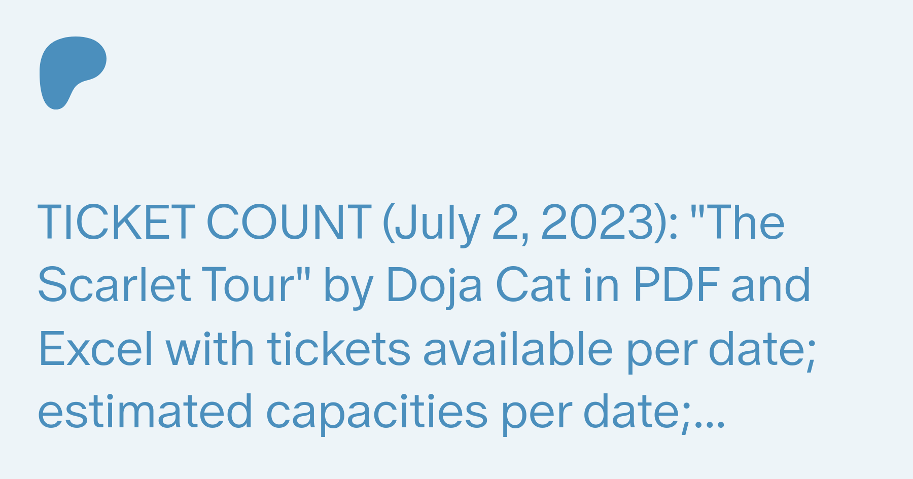 Doja Cat Tickets & 2023 The Scarlet Tour Dates