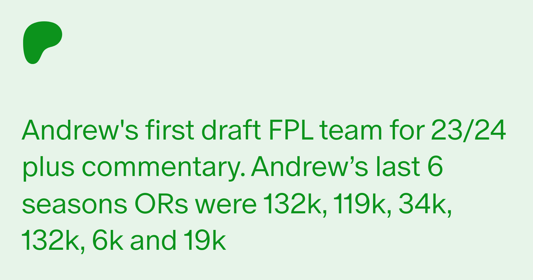 FPL first draft 