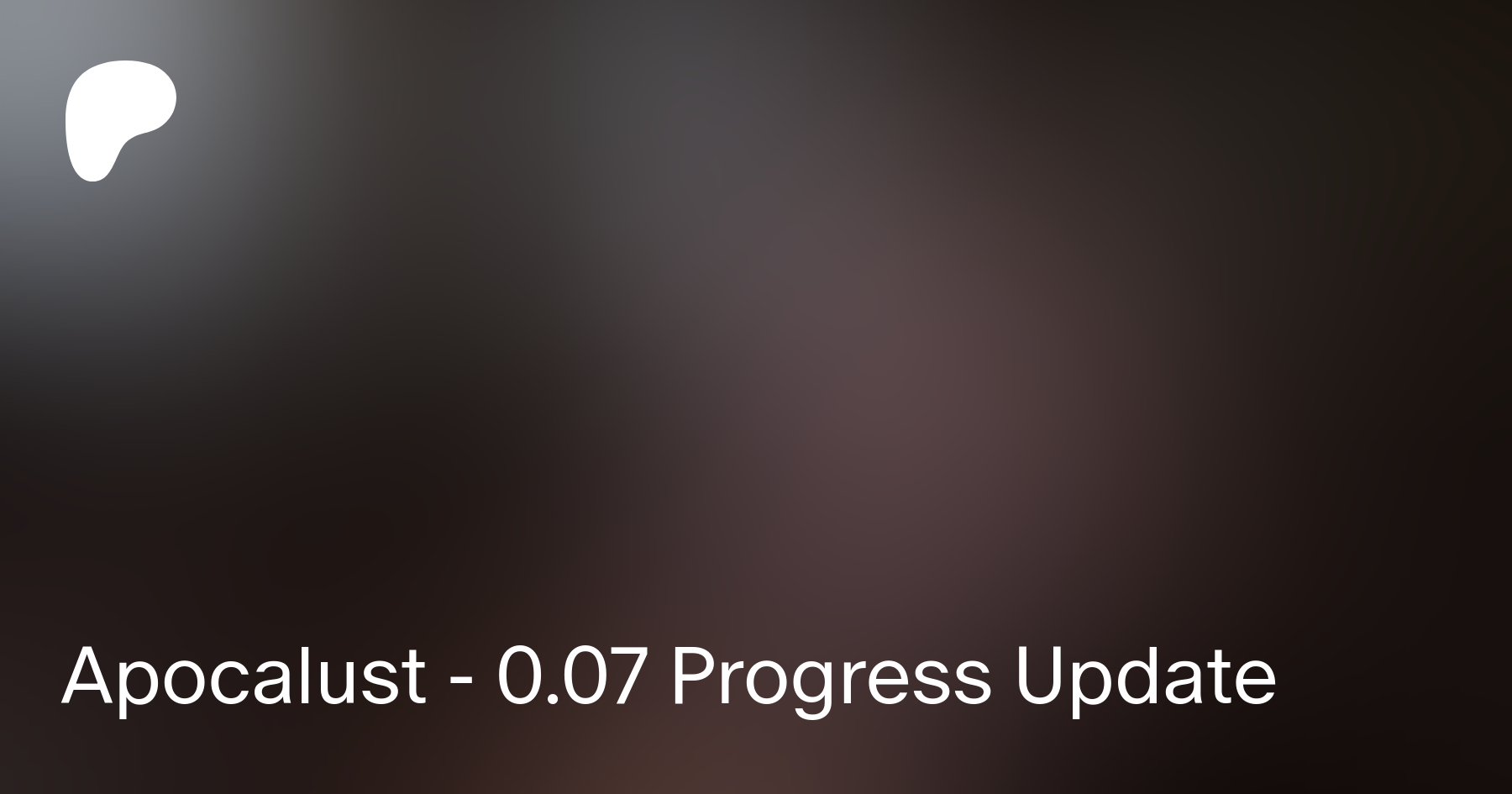 Apocalust - 0.07 Progress Update | Patreon