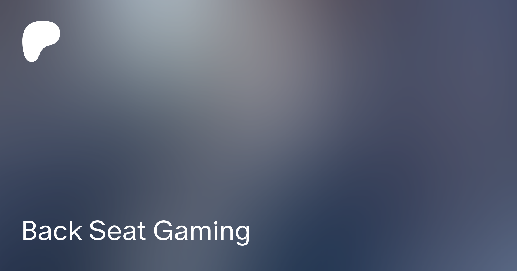 Back Seat Gaming | Patreon