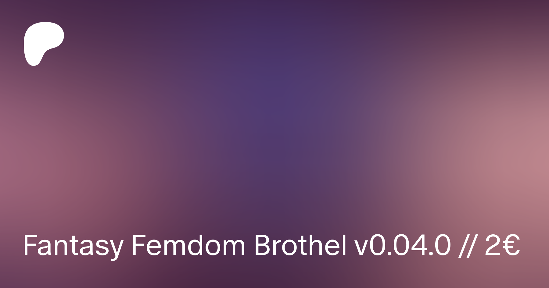 Fantasy Femdom Brothel V0.04.0 // 2€ | Patreon