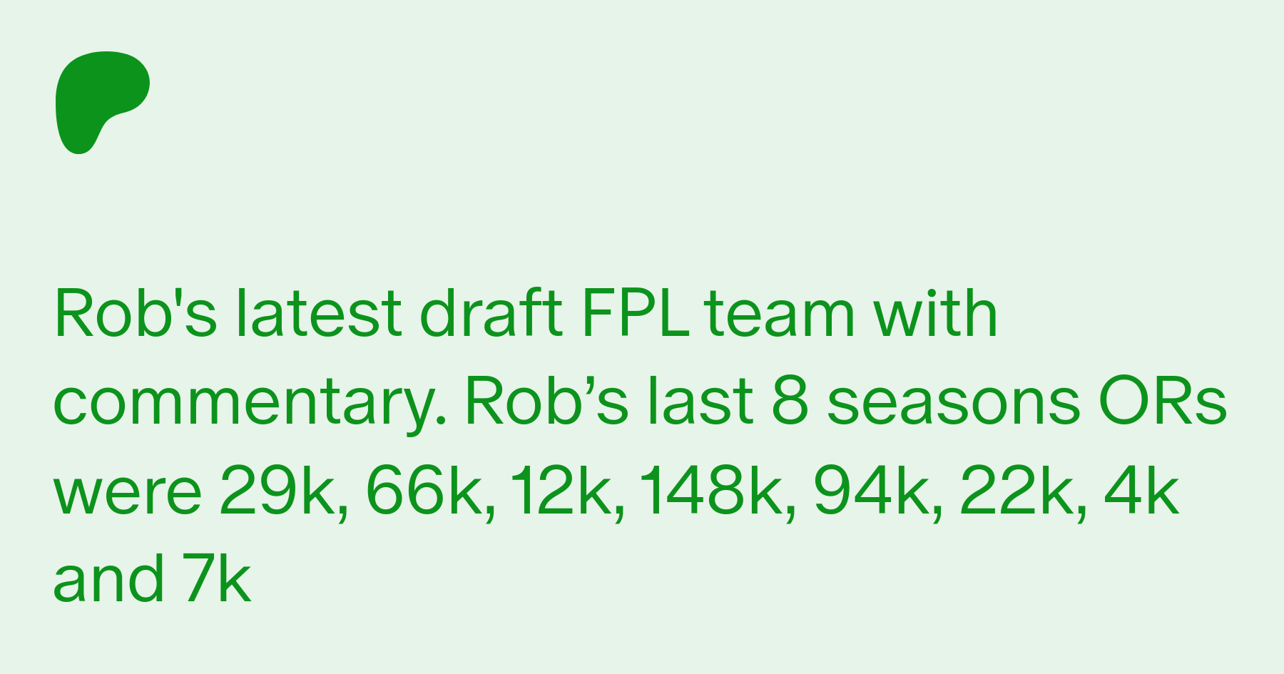 fpl draft team