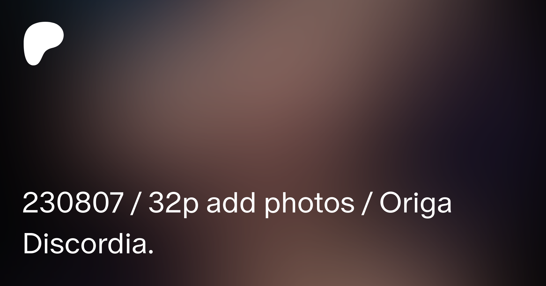 230807  32p add photos  Origa Discordia. | Patreon
