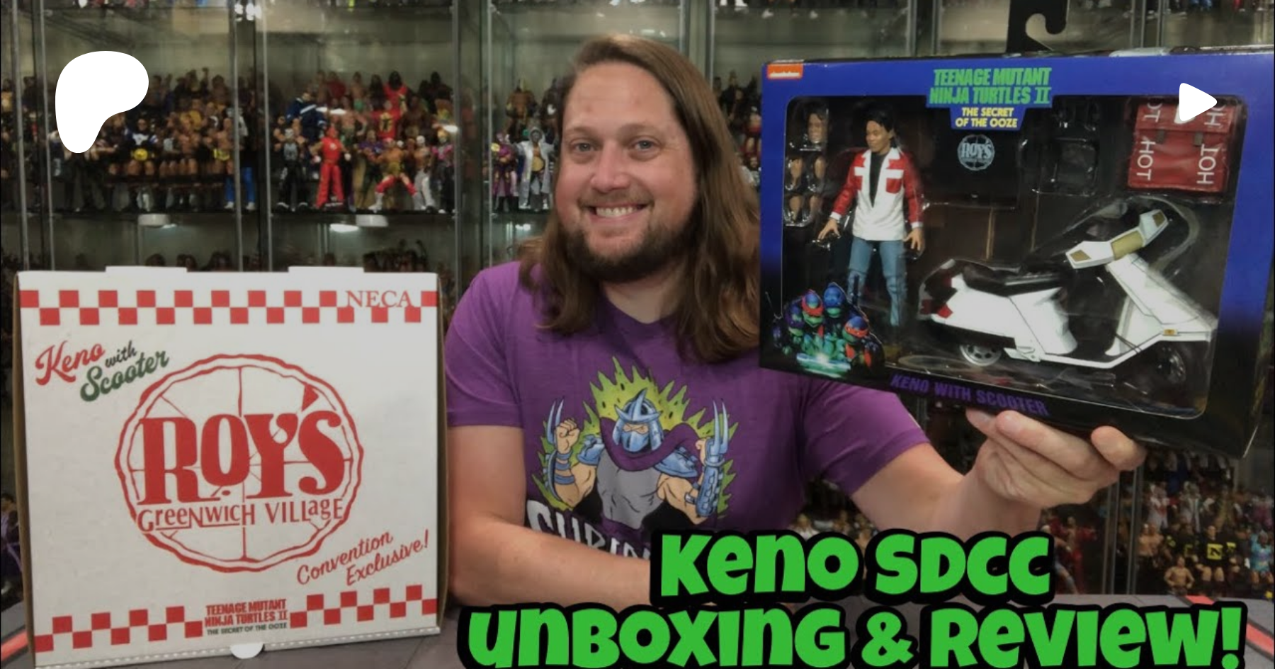 Keno/Scooter NECA Teenage Mutant Ninja Turtles 2 Unboxing & Review