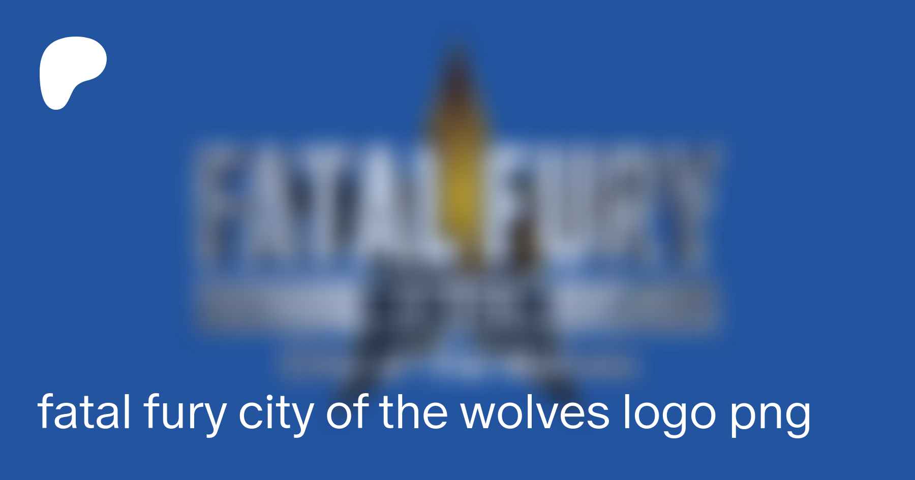 fatal fury city of the wolves logo png