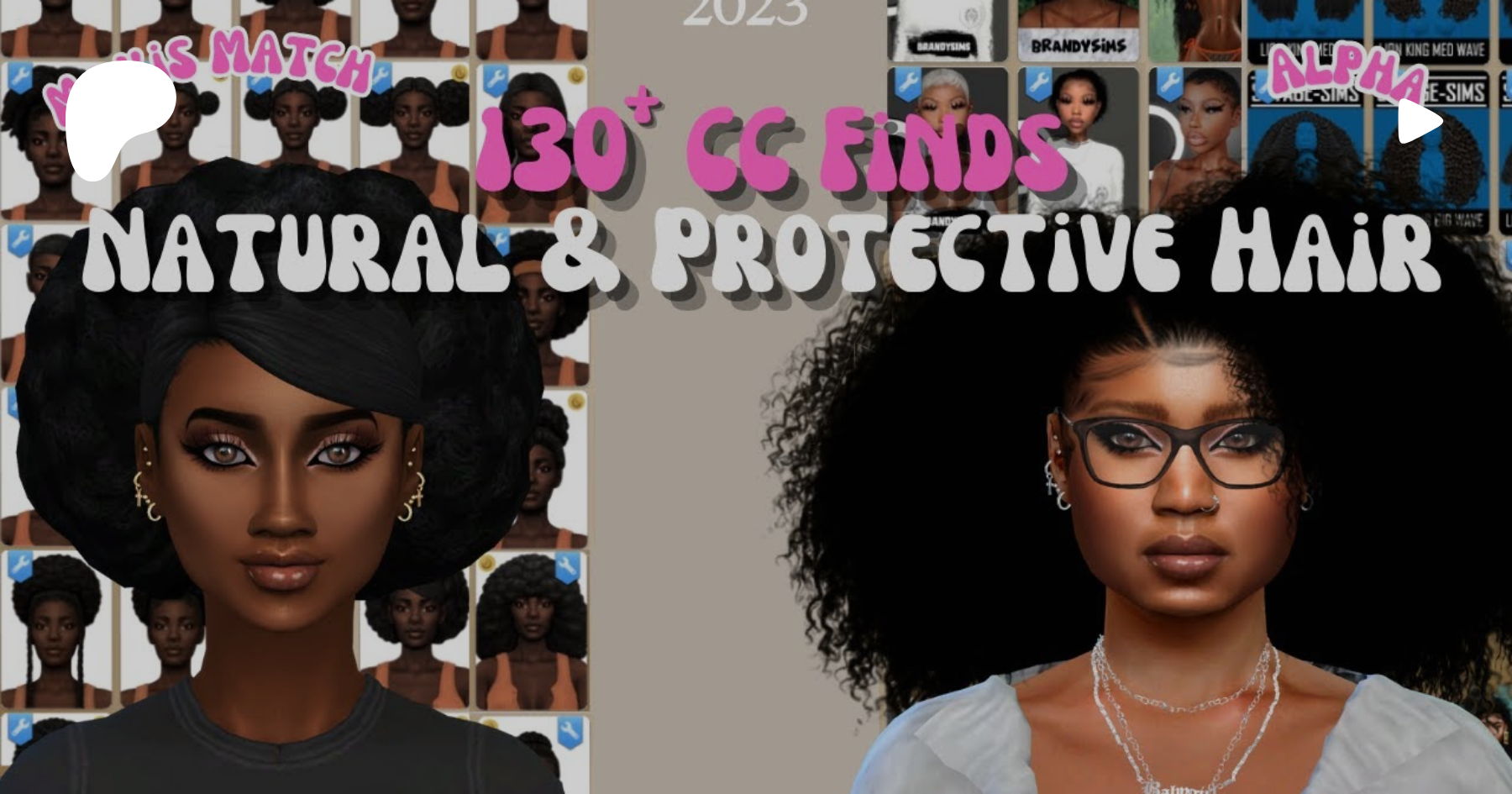 Zuri Hair - The Sims 4 Download 