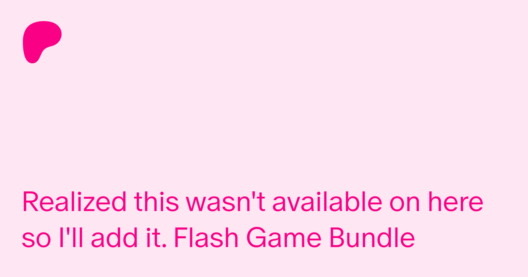 Flash Games Bundle | Patreon