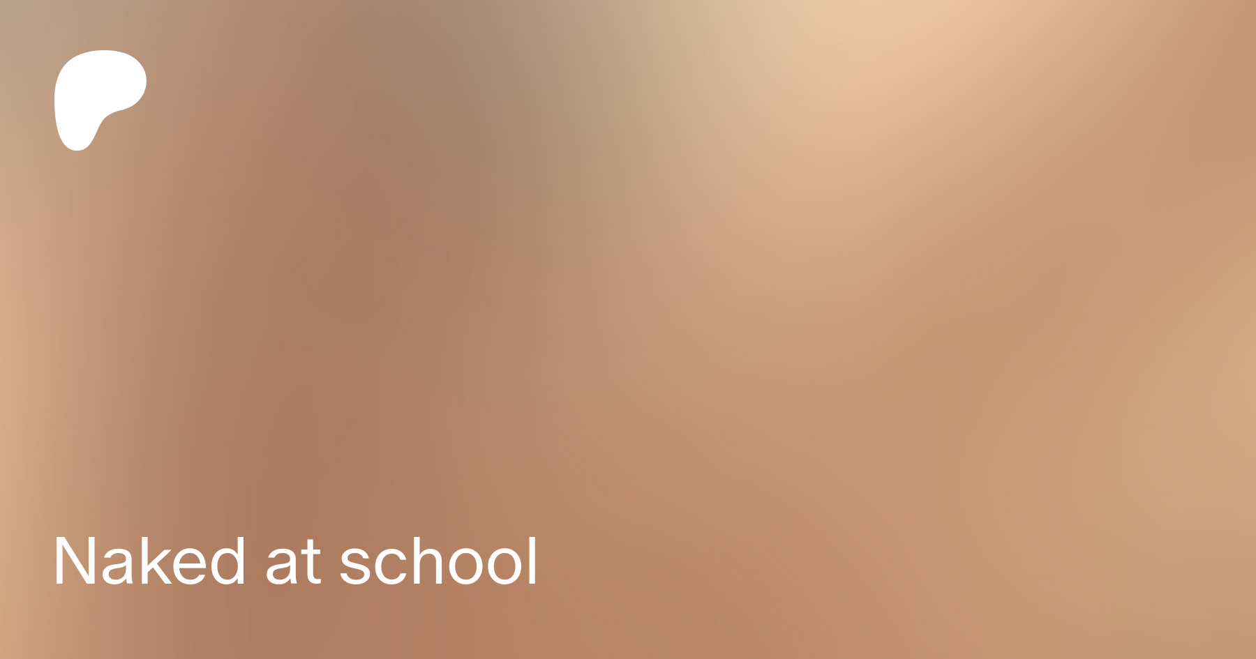 Naked at school | Patreon