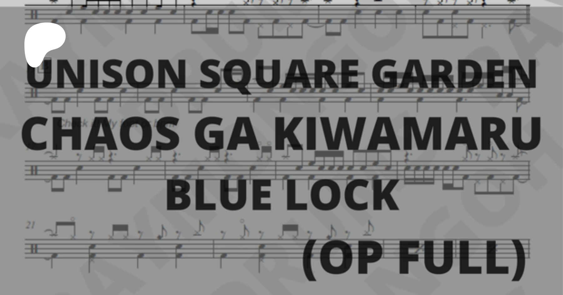 BLUELOCK - Opening  Chaos ga Kiwamaru 