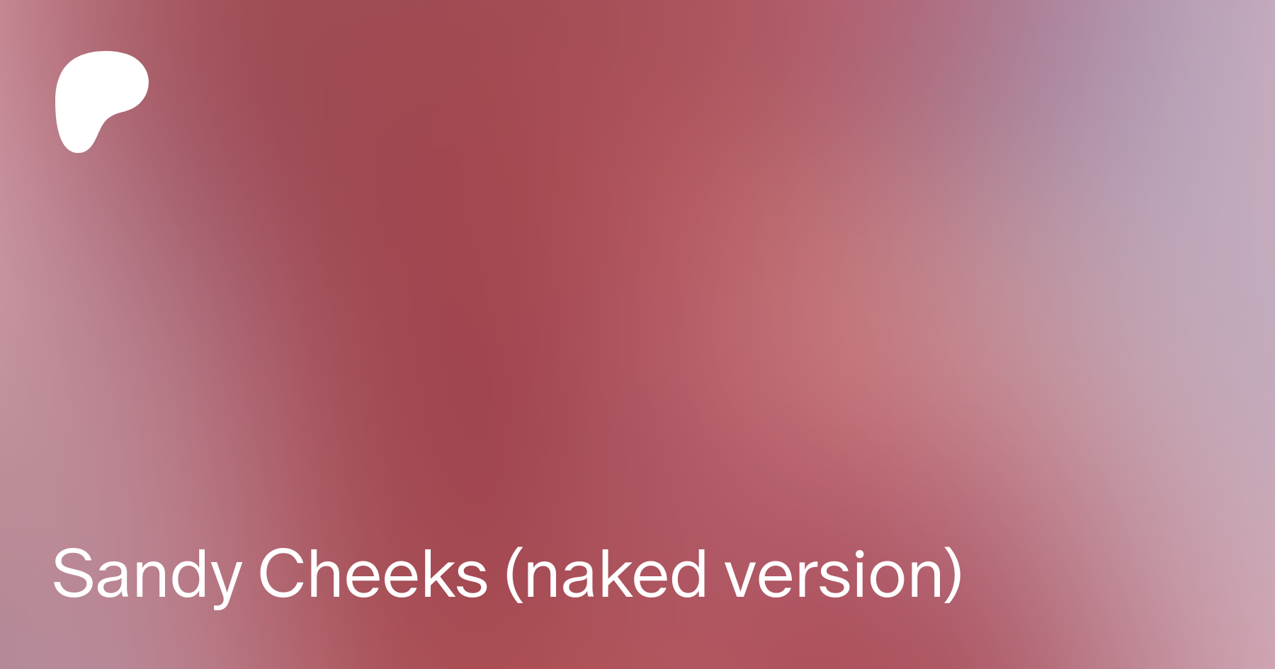 Sandy Cheeks (naked version) | Patreon