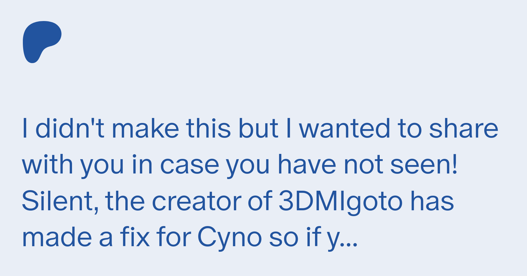 Cyno 4.0 Fix [Genshin Impact] [Modding Tools]