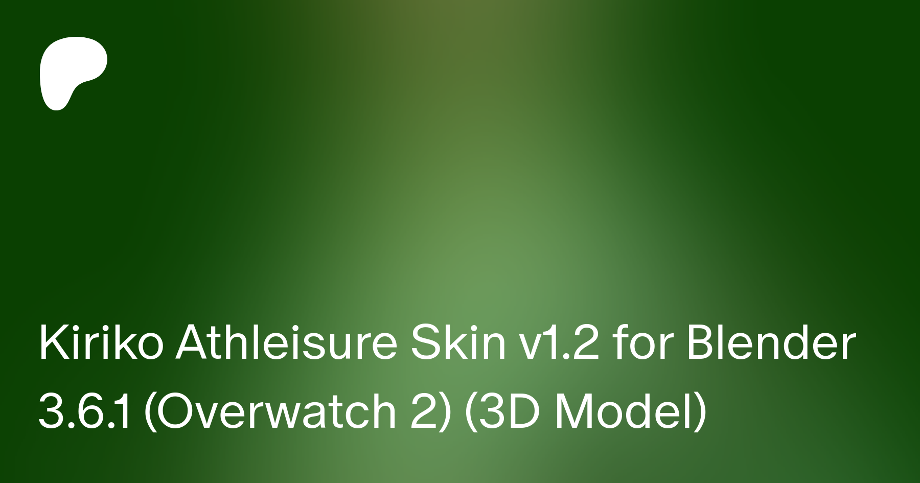 Kiriko Athleisure Skin v1.2 for Blender 3.6.1 (Overwatch 2) (3D Model) |  Patreon