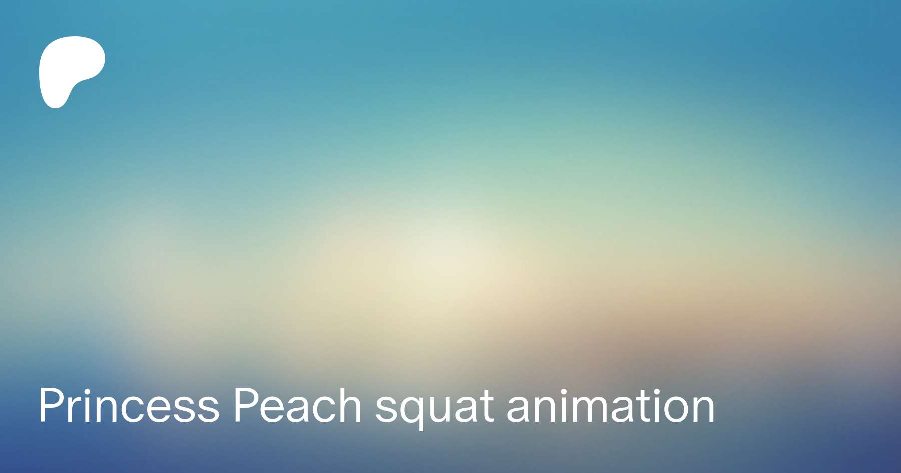 Princess Peach squat animation | Patreon