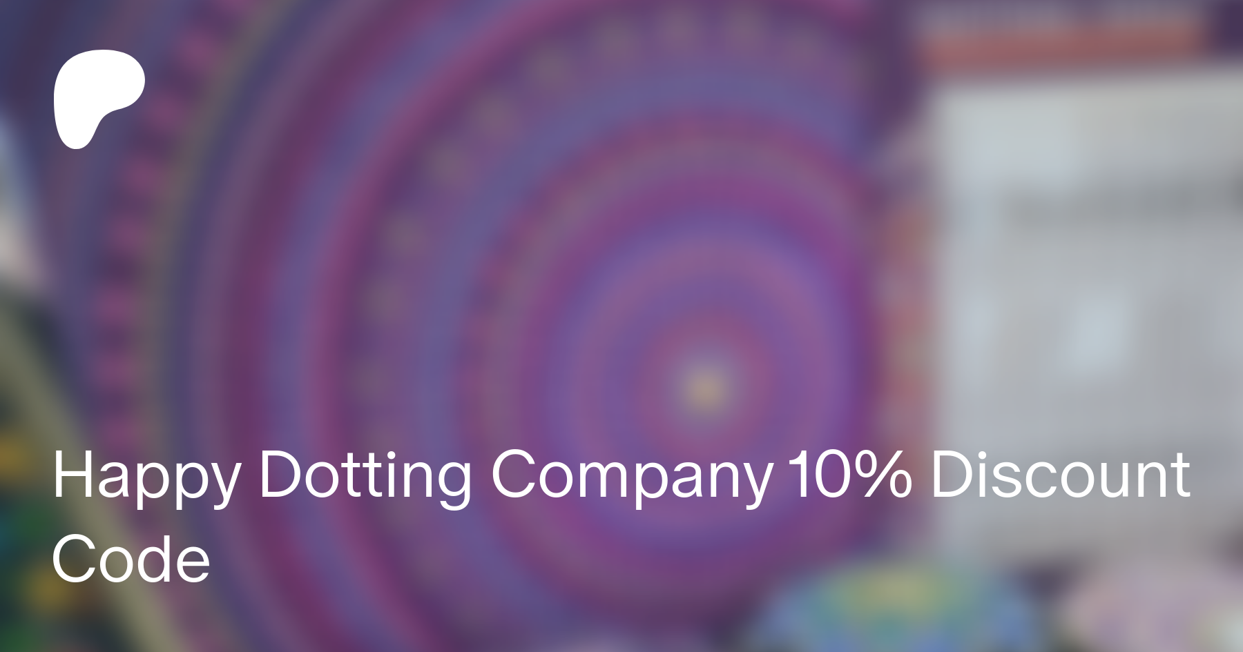 Happy Dotting Company 10% Discount Code