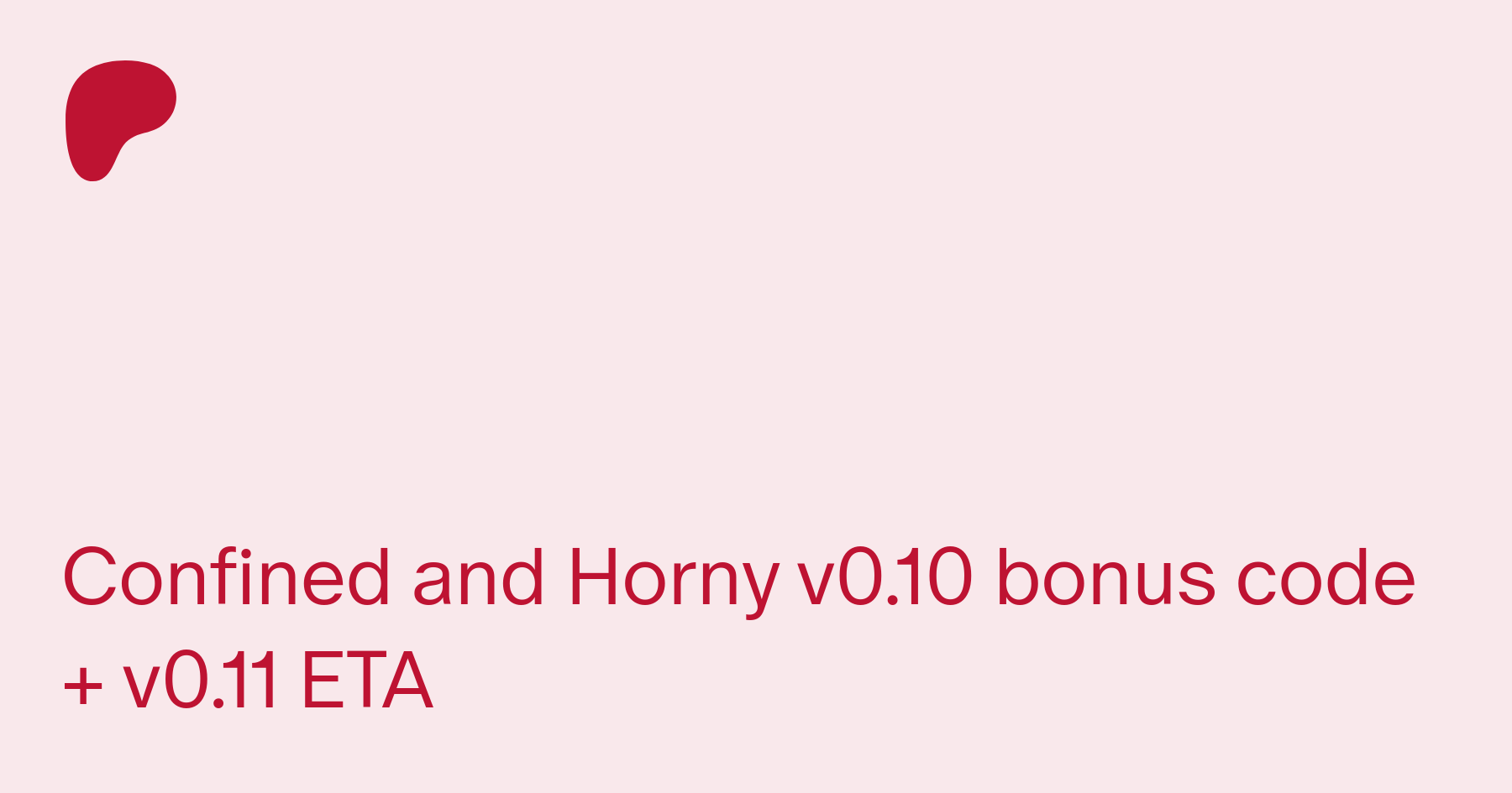 Confined and horny patreon code