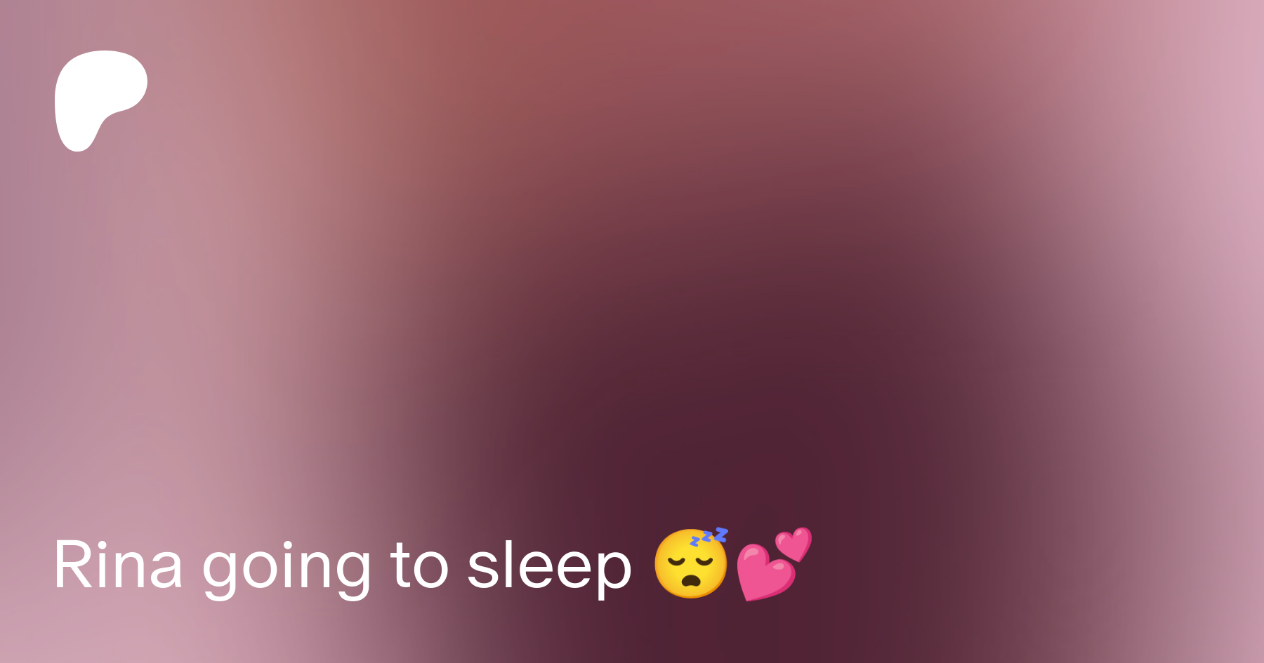 Rina going to sleep 😴💕 | Patreon