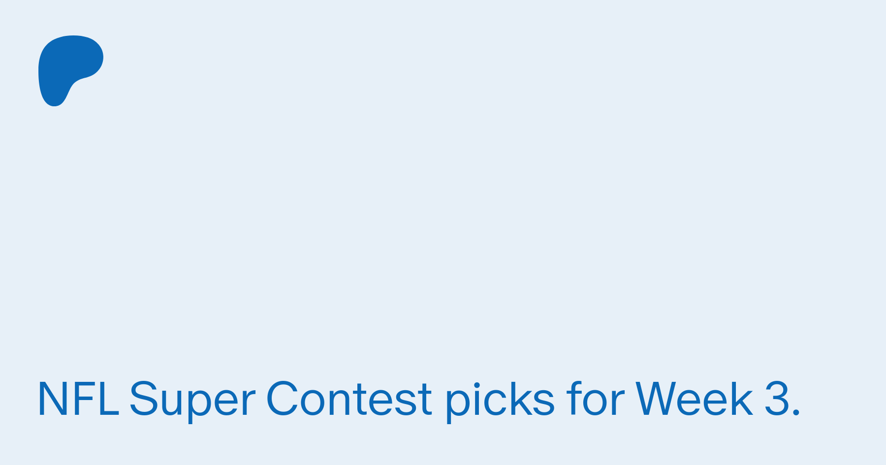 NFL Super Contest Picks: Week 3