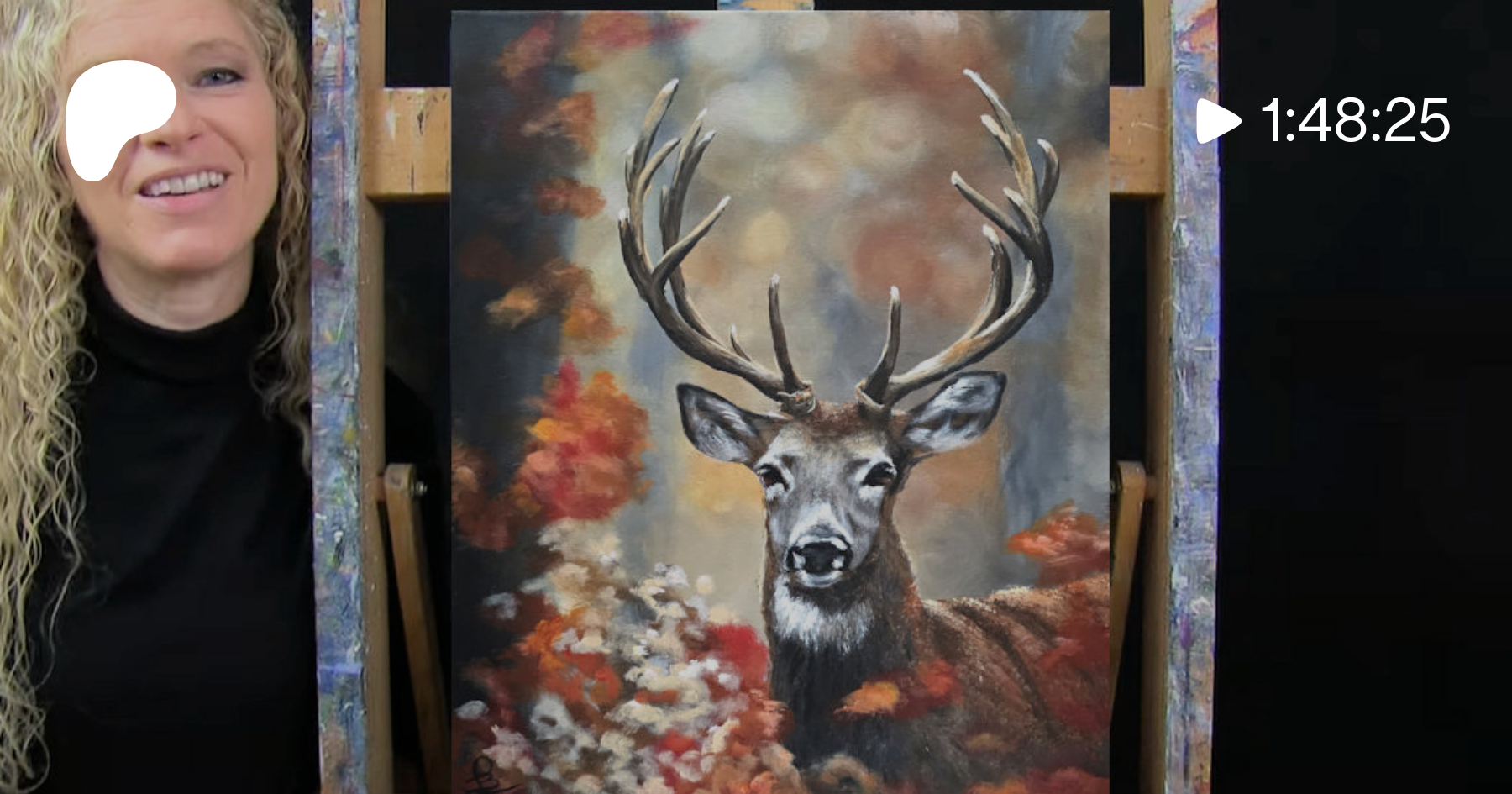 Michelle the painter deer