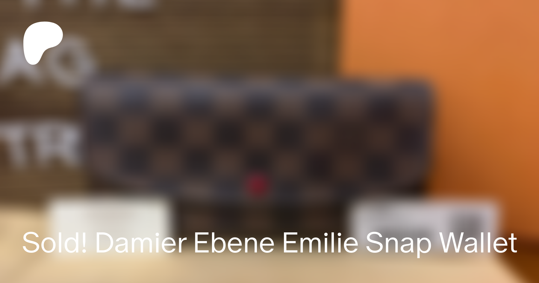 Emile Wallet Damier Ebene - Designer Snap Wallet for Women