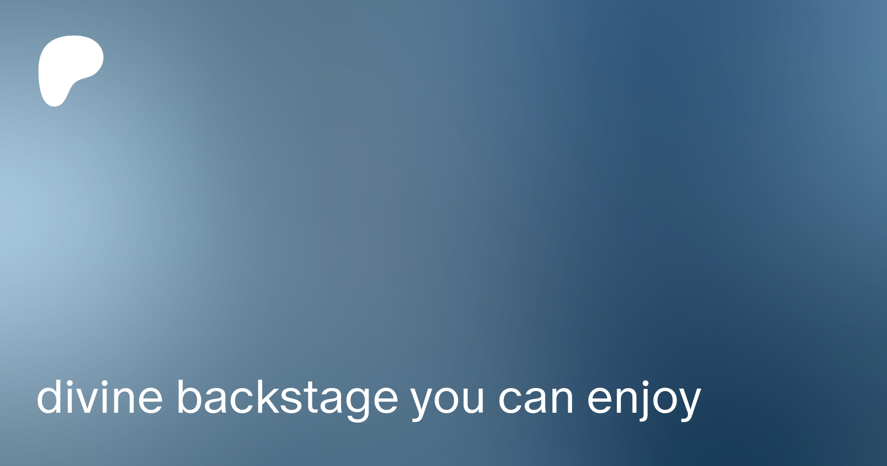 divine backstage you can enjoy | Patreon