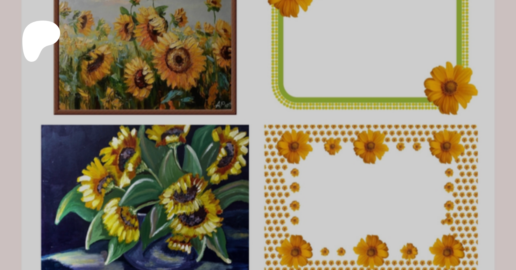 Sunflower Ephemera Journal Kit