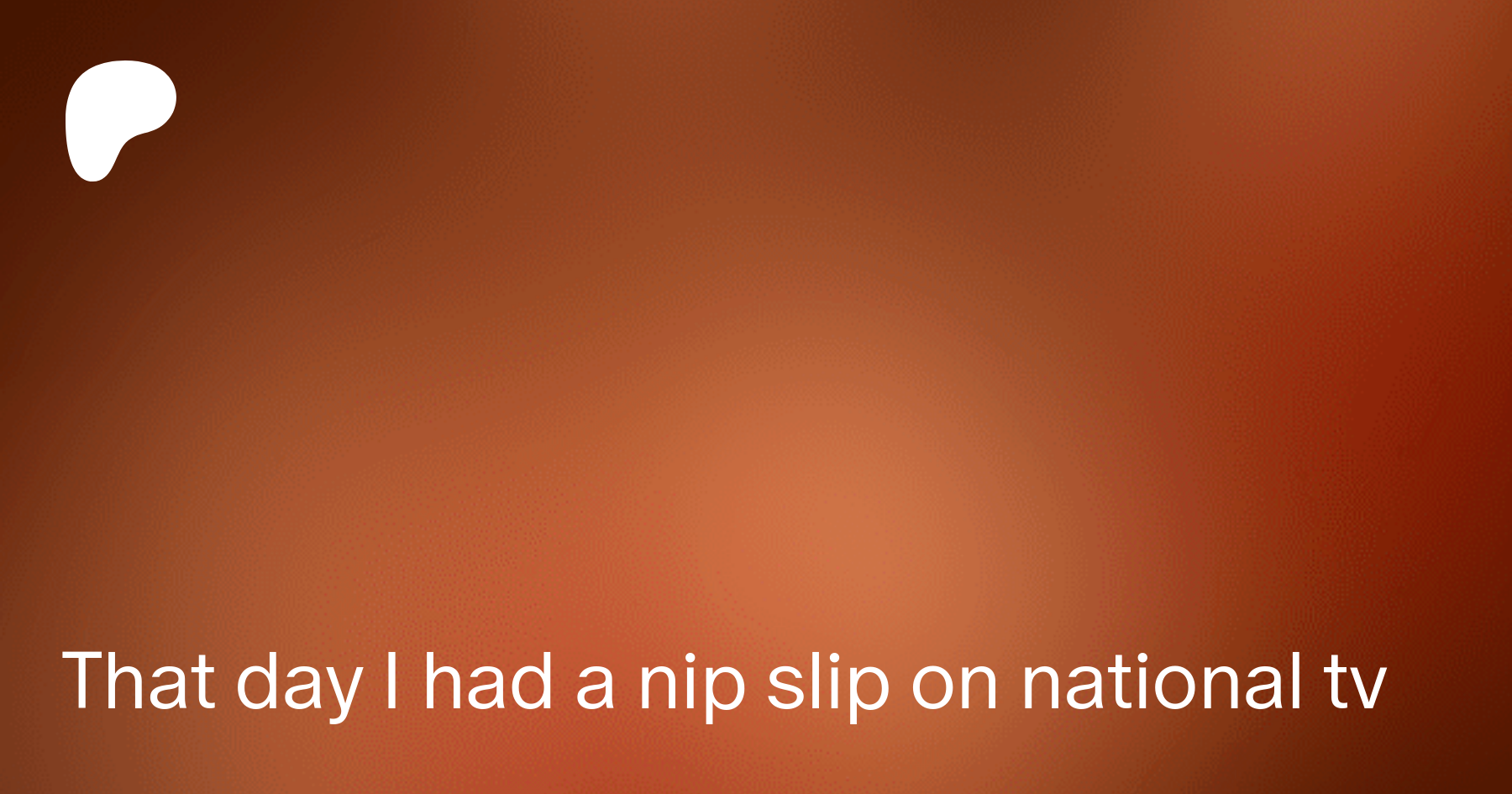 The nip slip 🤣💕