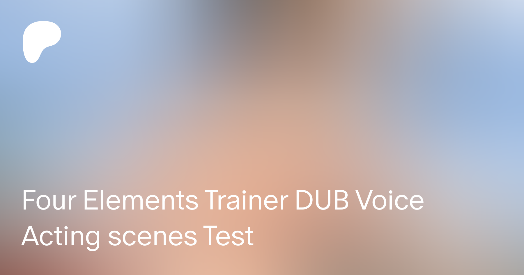 Four Elements Trainer DUB Voice Acting scenes Test | Patreon