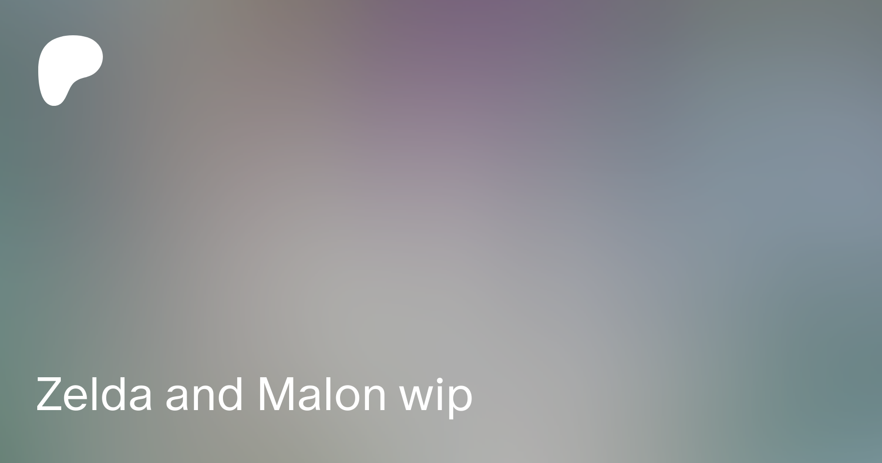 Zelda and Malon wip | Patreon