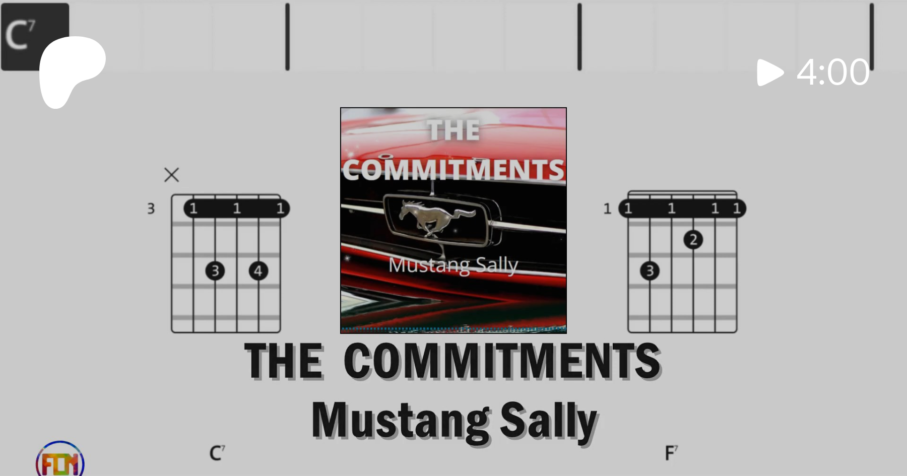 acordes de guitarra mustang sally