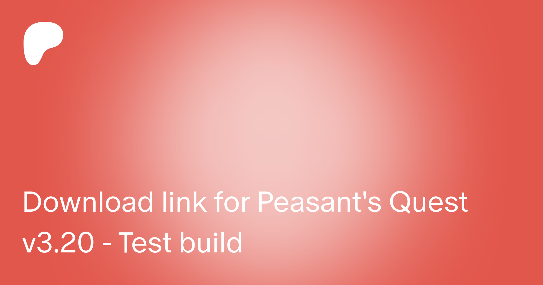 Download link for Peasant's Quest v3.20 - Test build | Patreon