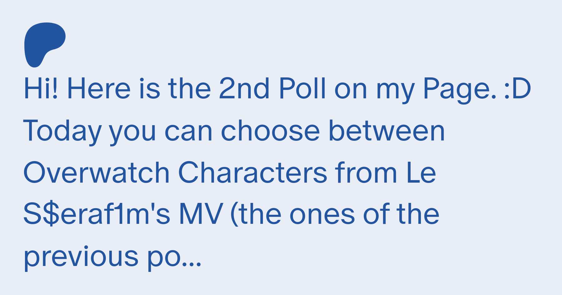 POLL #2 | Patreon