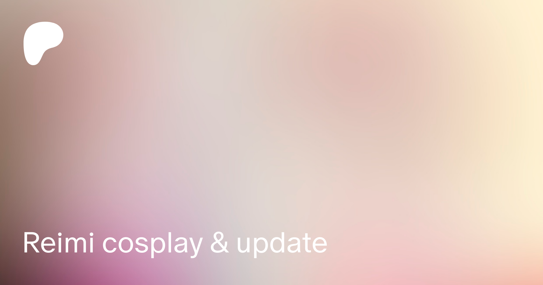Reimi cosplay & update | Patreon