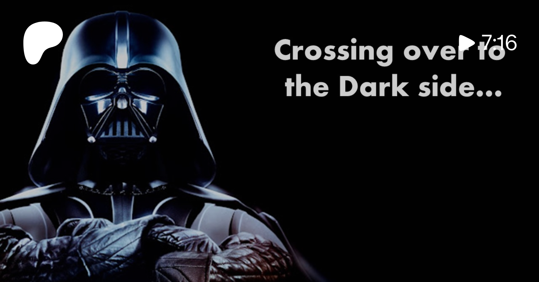 Crossing over <b>to</b> <b>the</b> <b>Dark</b> <b>Side</b> Patreon.